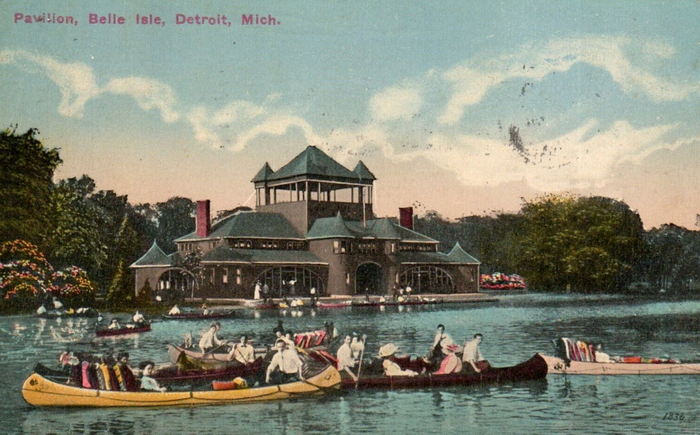 Belle Isle Skating Pavilion - Old Photo